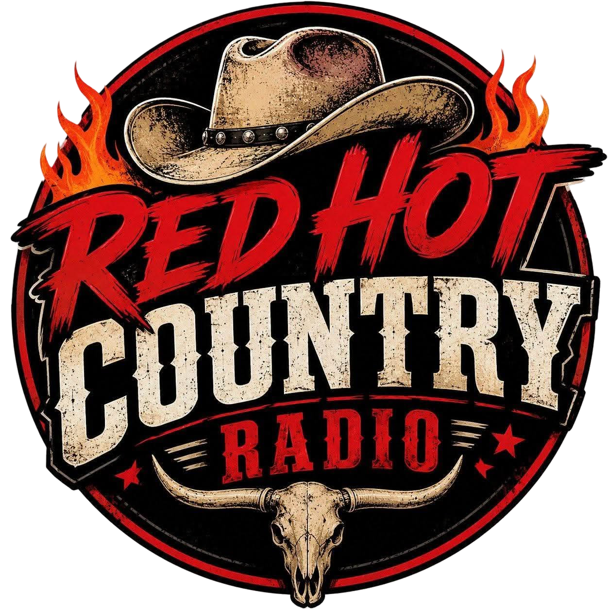 Red Hot Country Radio logo